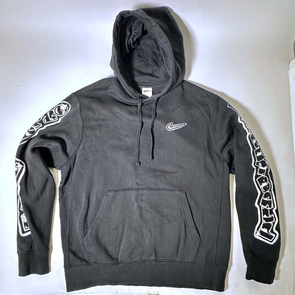 Nike Basketball Hoodie Mens Large Black World Basketball Festival NYC 2023